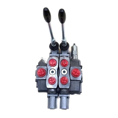 SD8 2 Spool 80L/min Hydraulic Manual Sectional Valve(SD8-3OT)
