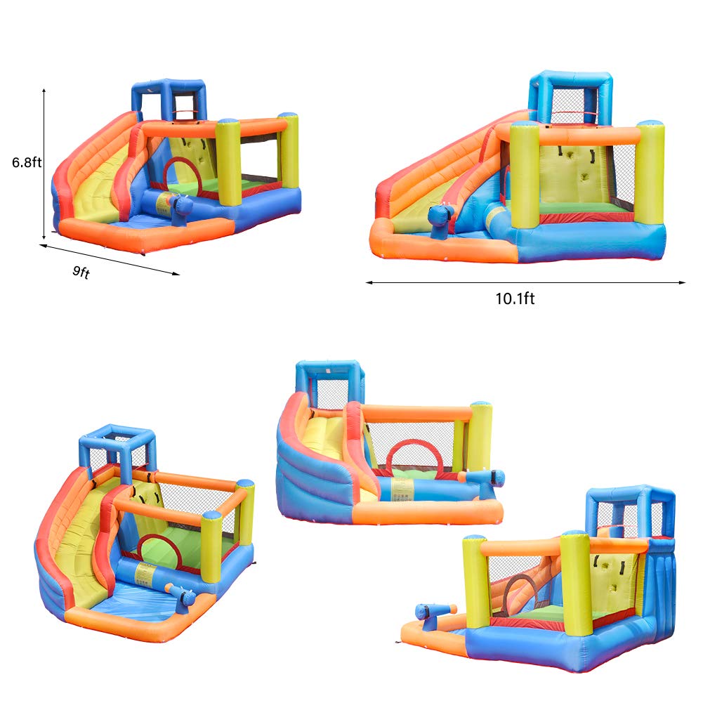 Inflatable Bounce Slide House Jumper Water Slide Park Combo for Kids Outdoor Party