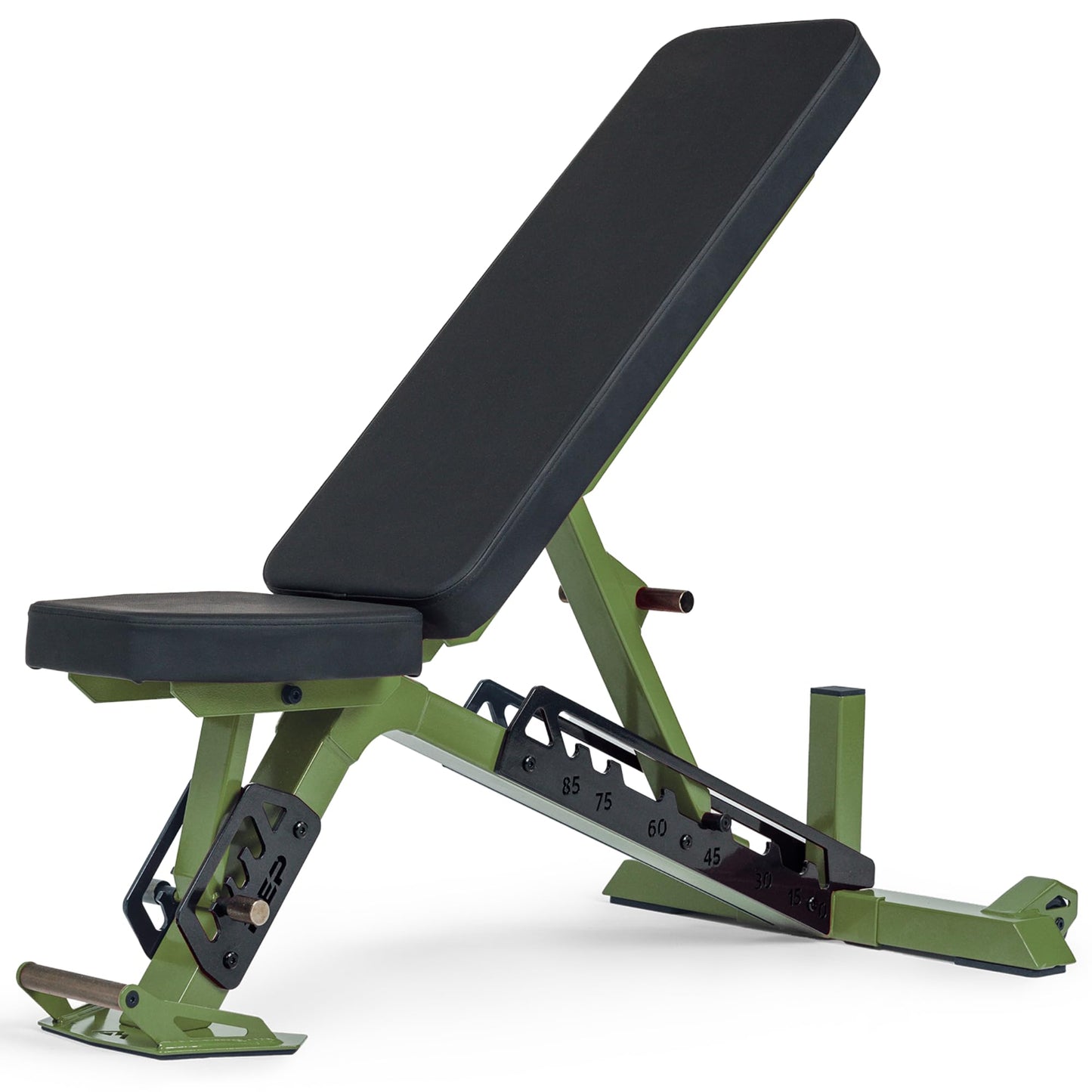 Rep Nighthawk Adjustable Weight Bench | Home Gym Incline Decline Flat Workout Bench | Heavy Duty Fitness and Strength Training Equipment | Foldable Space Saving Design, Army Green
