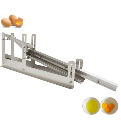 Maisutseb Commerical Egg Yolk White Separator 600-1000 Pcs/h Egg Divider Stainless Steel Egg Separation Tool Professional Egg White Yolk Sifting Filter for Bakery Restaurants Baking Enthusiasts