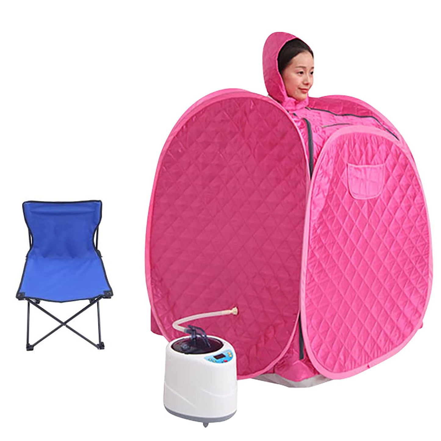 Portable Home Sauna Tent Home Steam Generator 9-Speed Adjustment Remote Control for Weight Loss Detoxification and Slimming