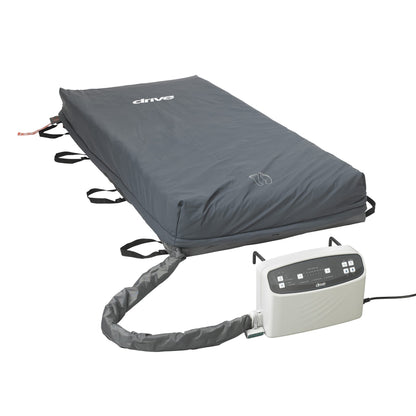 Drive Medical 14029 Med-Aire Low Air Loss Mattress Replacement System with Alternating Pressure, Blue, 84 Inch x 36 Inch