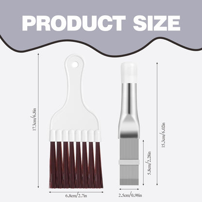 Air Conditioner Condenser Fin Comb, Metal Fin Cleaner Brush for Refrigerator Coil Cleaning and Radiator Repair