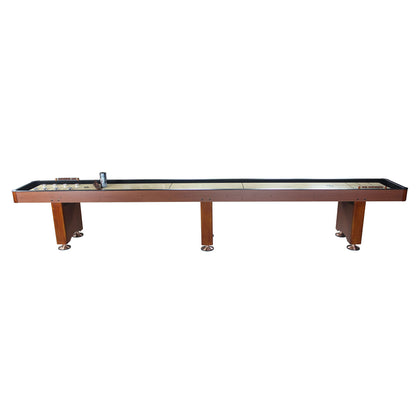 Playcraft Woodbridge Cherry 16' 2 Piece Construction Shuffleboard Table