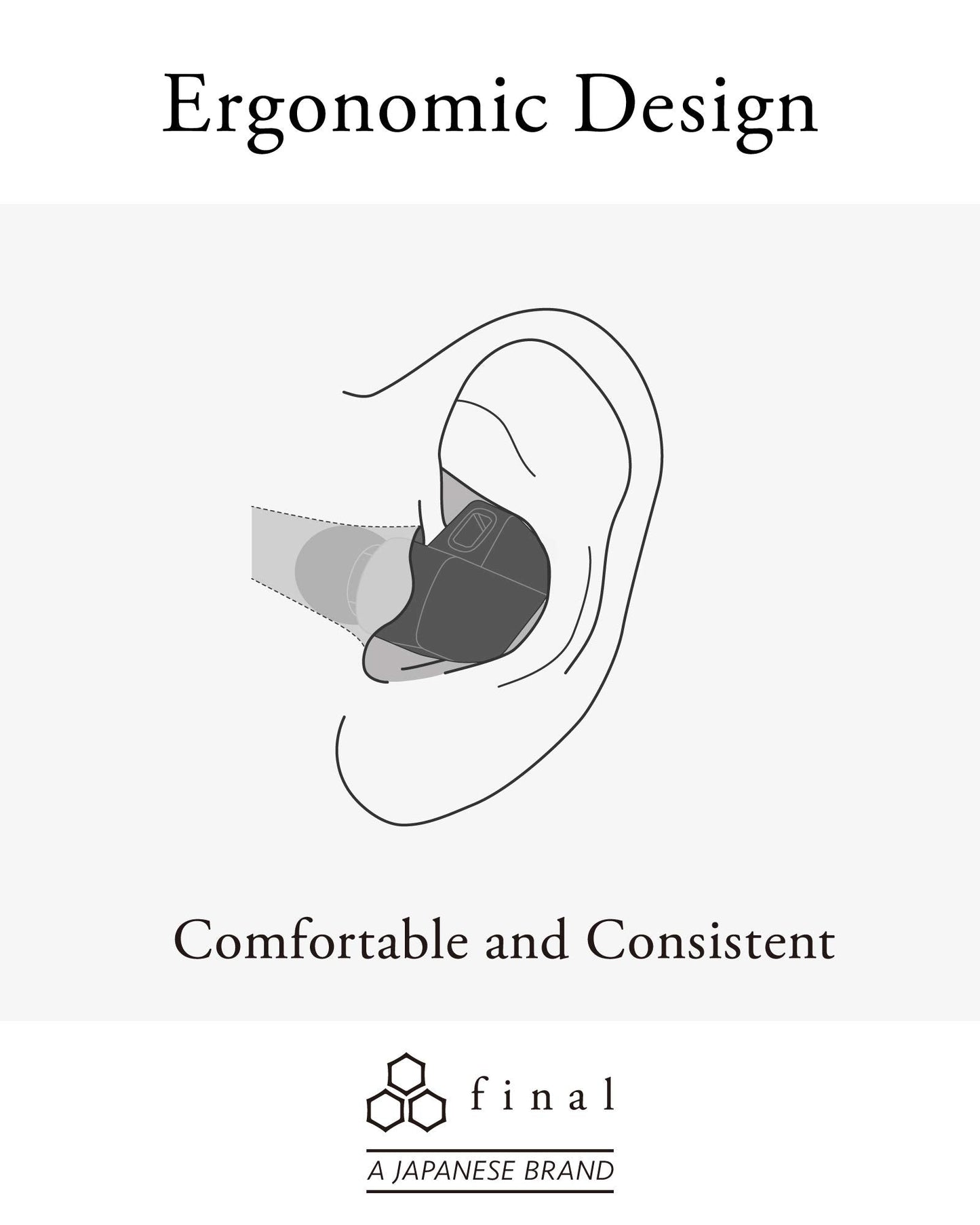 Final A4000 Single-Driver IEM Earphones, High-Fidelity Sound, Detachable Cable, Lightweight in-Ear Monitors, Premium Audio Quality, Comfortable Fit, Durable Design, Ideal for Audiophiles