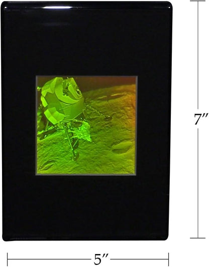 3D Lunar Lander Hologram DeskStand - Collectible Polaroid Photopolymer Film