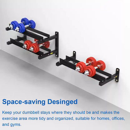 CVGfko Adjustable Dumbbell Display Rack Only, Black Weight Storage Organizer Holder, Commercial Retail Store Fitness Room Studio Use
