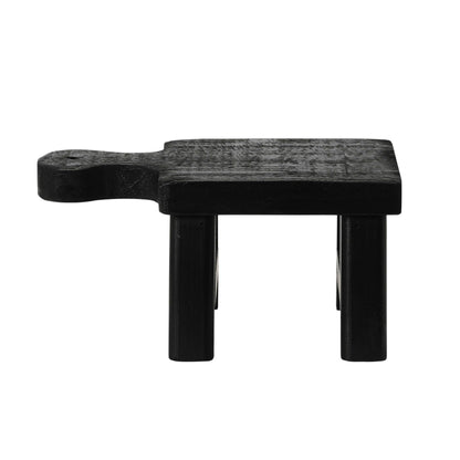Creative Co-Op Decorative Wood Pedestal, Black