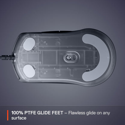 SteelSeries Rival 3 Wireless Gen 2 Gaming Mouse — 2.4GHz and Bluetooth — 18000 DPI TrueMove Air Optical Sensor — 60 Million Click Durability — Light-Weight — 100% PTFE Feet — Black