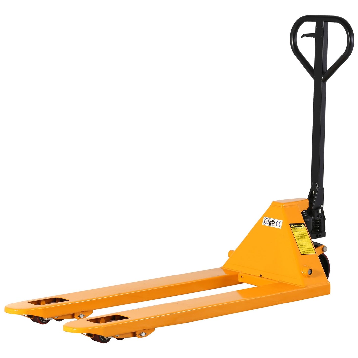 Tory Carrier Pallet Jack Hand Truck Manual Pallet Jacks 6600-Lb. Capacity 27 x 48 Forks Standard Duty, Rubber Handle, PU Wheels
