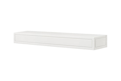 Pearl Mantels ARYB60612 Premium Grade A MDF White mantel shelf, Crisp White paint, 60"L x 9"D x 5"H, The perfect compliment to your hearth and home