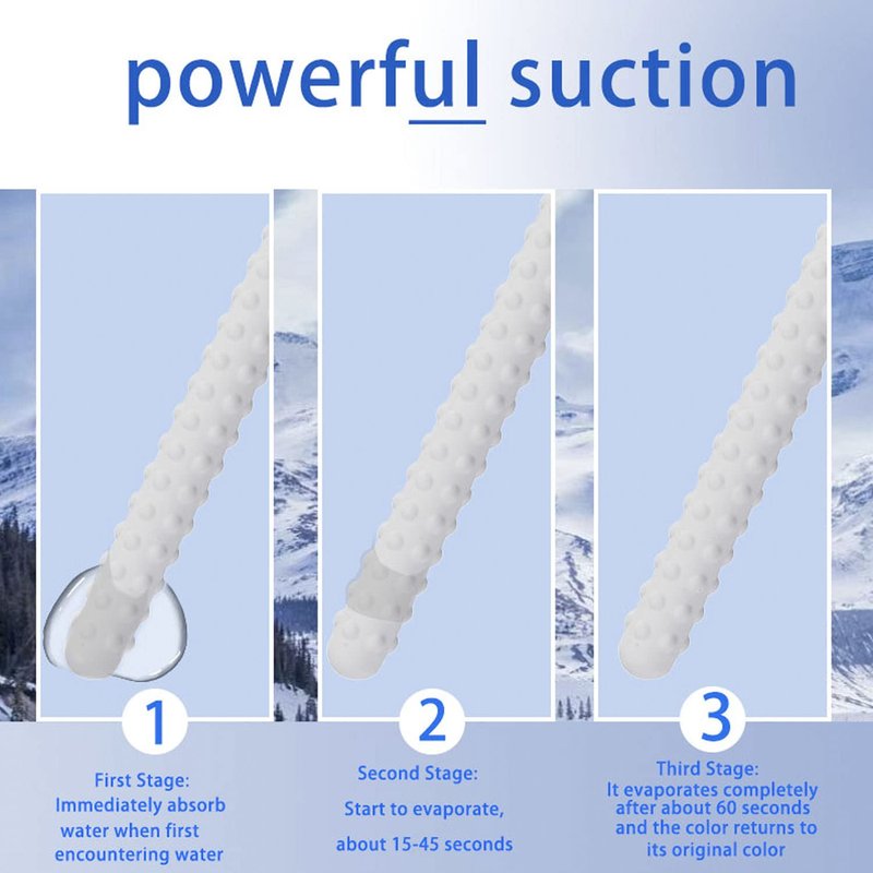 3X Reusable Drying Rods Scouring Sticks Water-Absorption Absorb Absorption Stick Laboratory Desiccant Stick Quickly Drying Stick Diatom Bump for Toys Up-to-date Absorbent Rod
