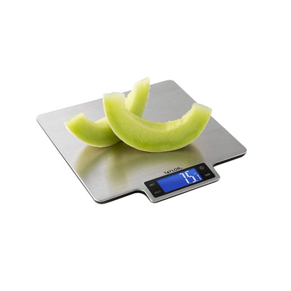 Taylor 22lb Ultra-Precise Digital Stainless Steel Household Kitchen Scale, One, Silver