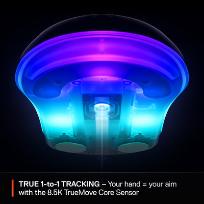 SteelSeries Rival 3 Wireless Gen 2 Gaming Mouse — 2.4GHz and Bluetooth — 18000 DPI TrueMove Air Optical Sensor — 60 Million Click Durability — Light-Weight — 100% PTFE Feet — Black