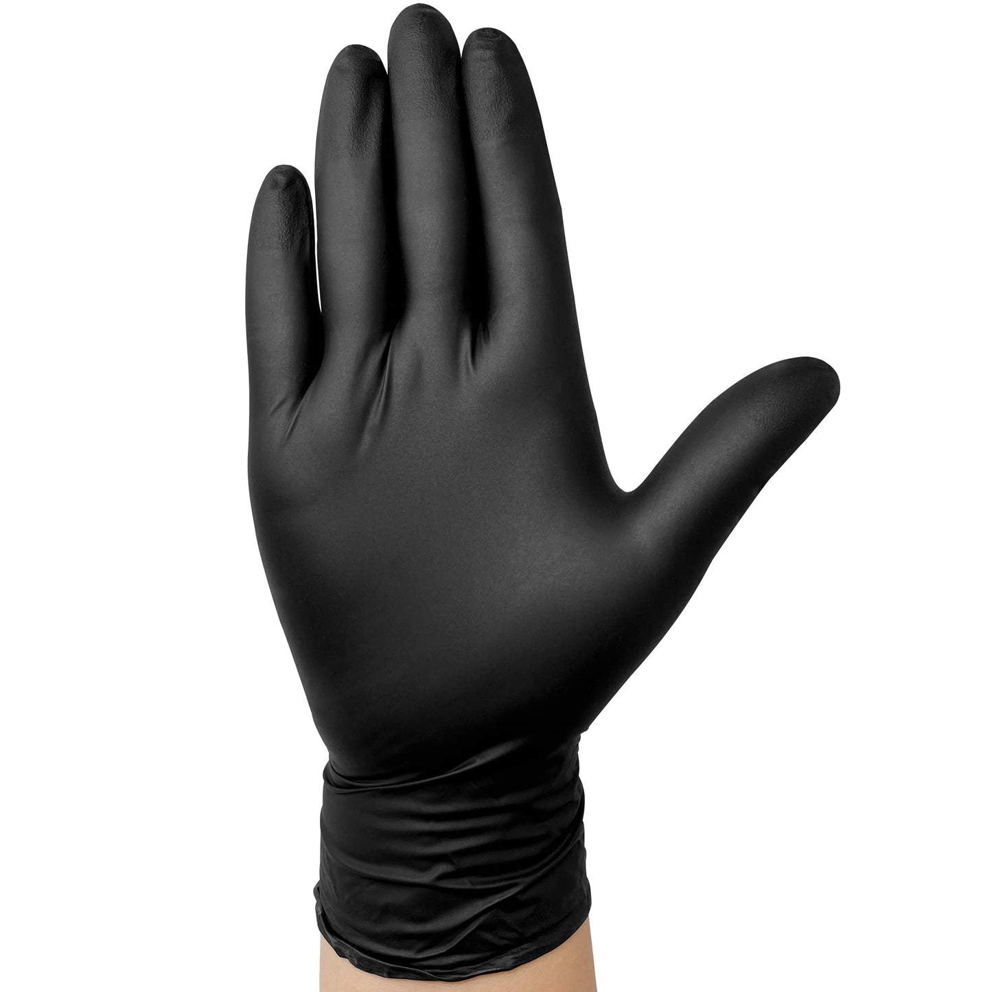 TitanFlex Disposable Nitrile Exam Gloves, 6-mil, Black, XL 100-ct Box, Heavy Duty, for Cooking, Mechanics, Latex Free, Food Safe Rubber for Food Prep