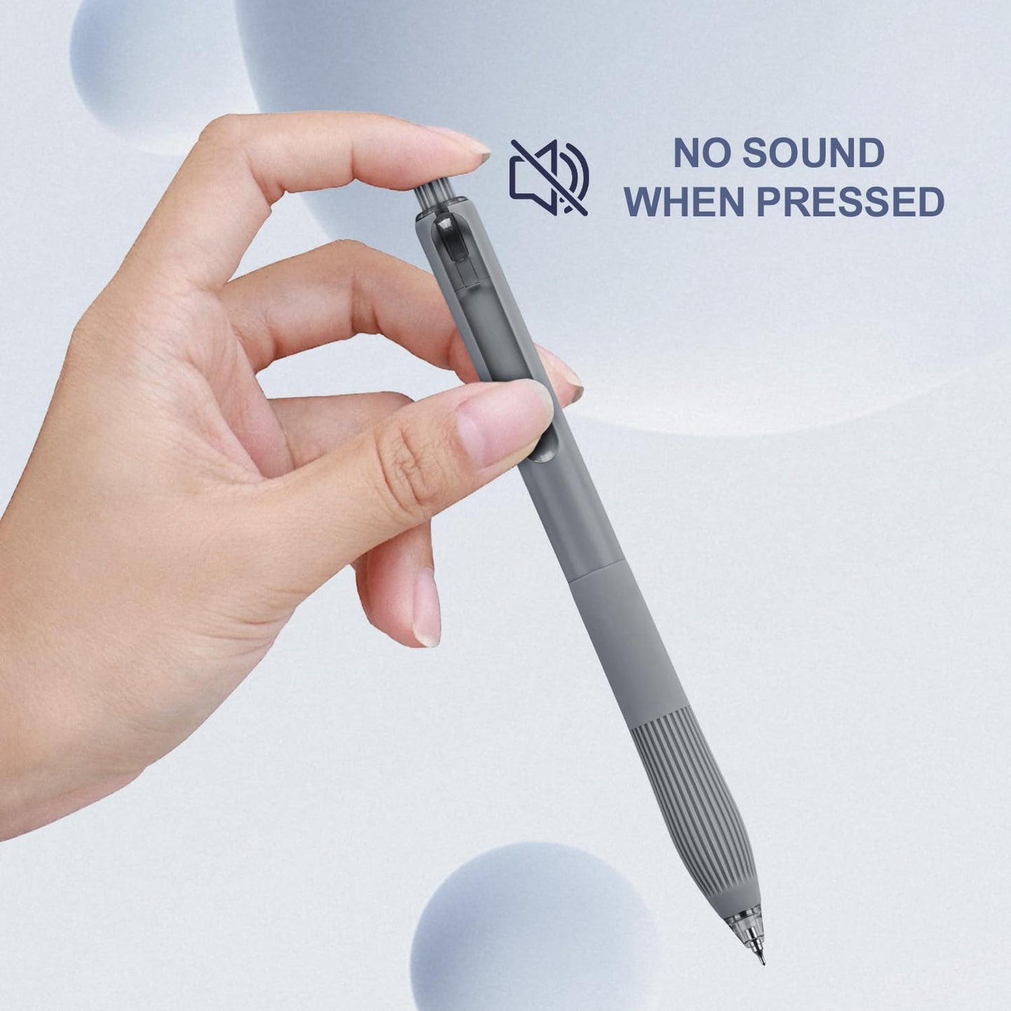 Linbsunne Gel Pens Black Ink Pens for Office 0.5mm Fine Point Pens Smooth Writing Retractable Work Pen (12-count)