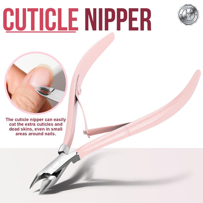 FANDAMEI Ingrown Toenail Removal Kit, Pedicure Tools, Nail Care Kit, Cuticle Trimmer, Nail Cuticle Nippers, Cuticle Kit Stainless Steel, Cuticle Clippers, Cuticle Pushers, Manicure Kit, Pedicure Kit