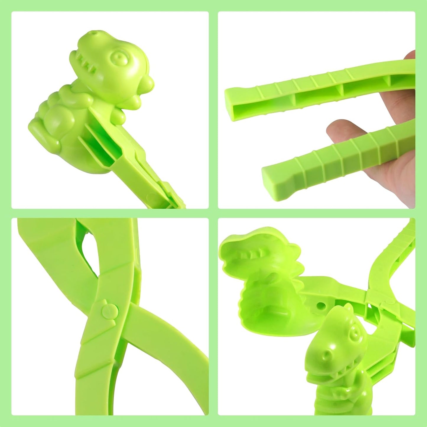 HUIKANGSHENG 4-Type Animal Shape Sushi Rice Ball Mold Onigiri Making Tool for Home Kitchen, BPA-Free