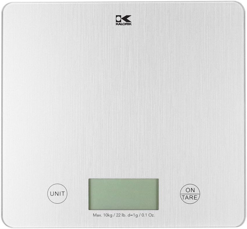 Kalorik XL Silver Digital Kitchen Scale