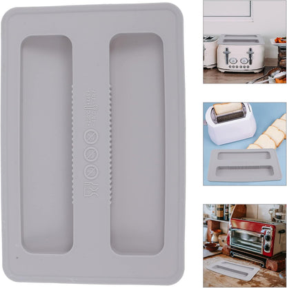 Luxshiny Silicone Lid 2 Slice Toaster Cover, Upper Electric Bread Maker Cover for Protection