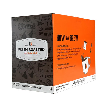 Fresh Roasted Coffee, Costa Rica Tarrazu, Medium Roast, 72 Pods for K Cup Brewers