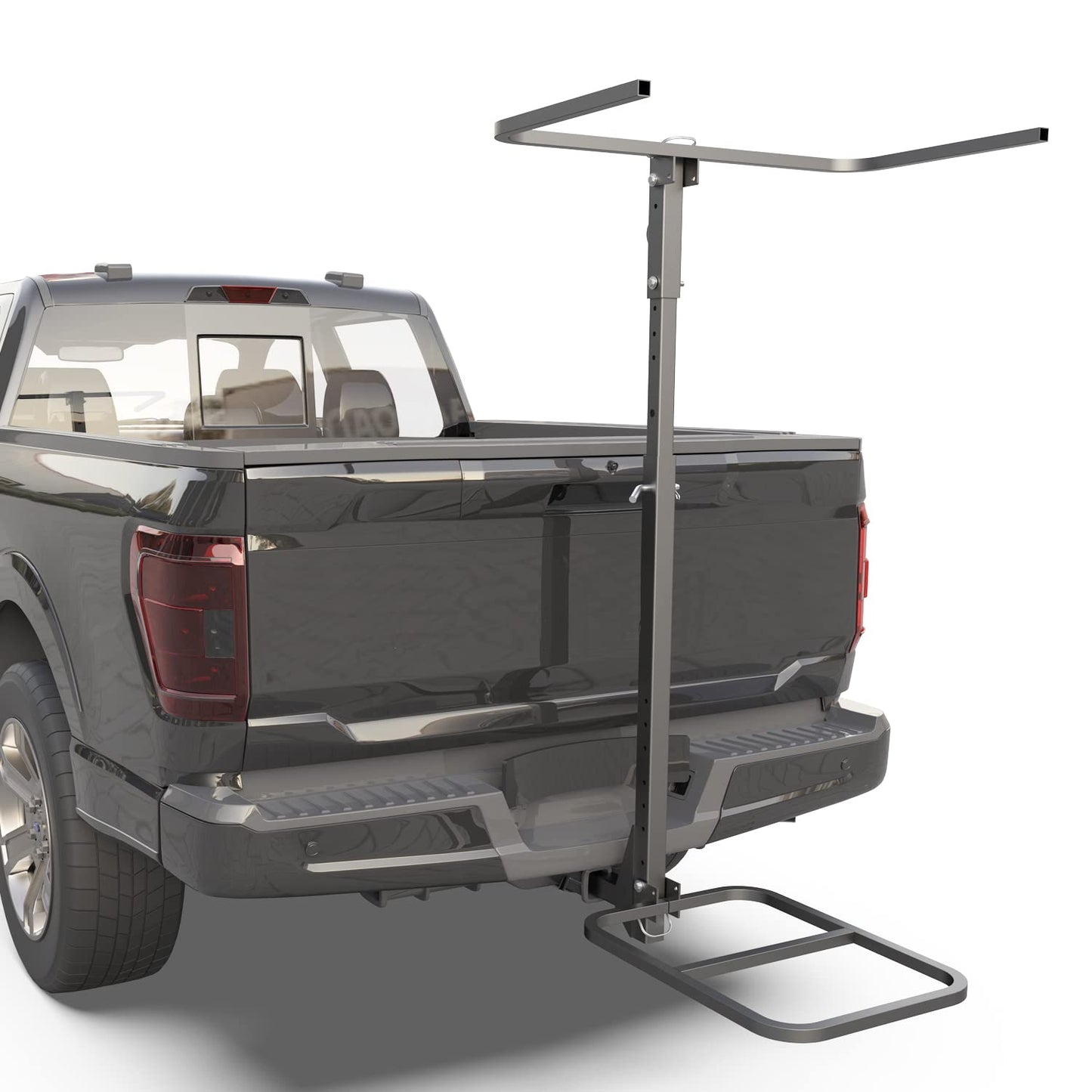 Autoholic Upgraded RV Hitch Mount Kayak Rack Height Adjustable Vertical Kayak Carrier for RV, Truck, SUV Holds 2 Kayaks up to 12' & 150LBS & 2'' Hitch Receiver
