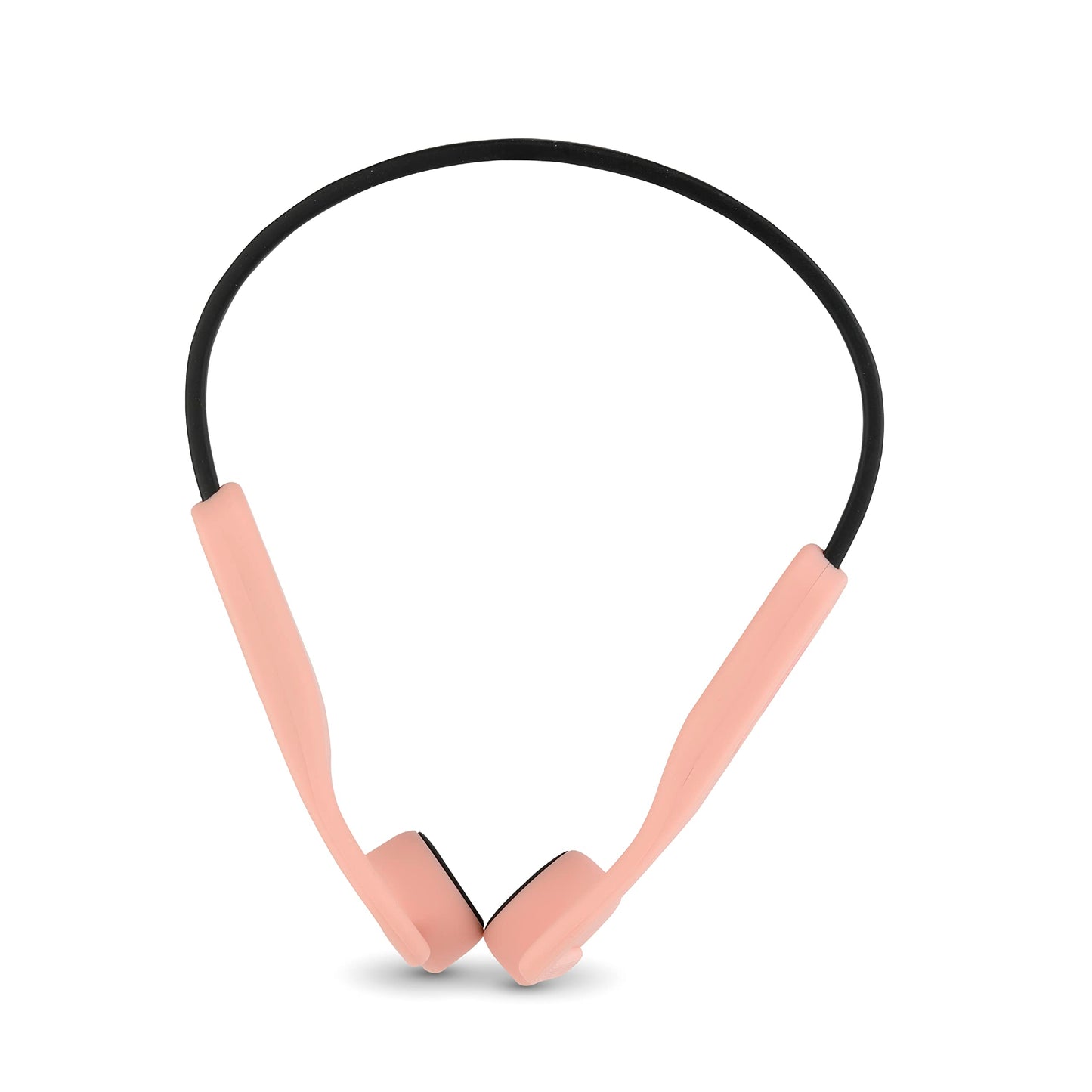 Aiwa Bone Conducting Wireless Headphones - Open-Ear Wireless Bluetooth 5.0 Sports Headphones, 6 Hours Playtime, IPX5 Waterproof Earphones for Gym, Running, Hiking, and Cycling, Pink