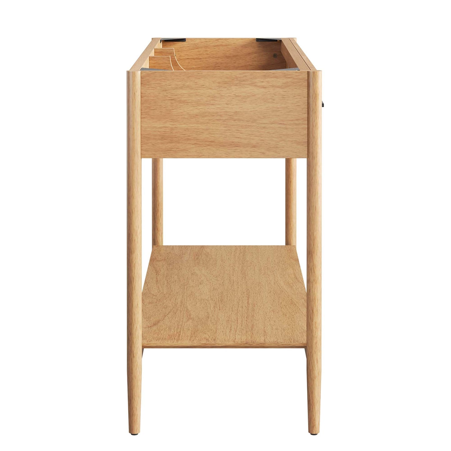 Modway EEI-6356-NAT Zaire 48” Double Sink Compatible Bathroom Vanity Cabinet (Sink Basin Not Included), Natural