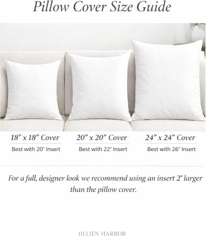 19" 19" Jillien Harbor The Mary Blue and White Decorative Throw Pillow Cover Floral Block Print Pillow Cover