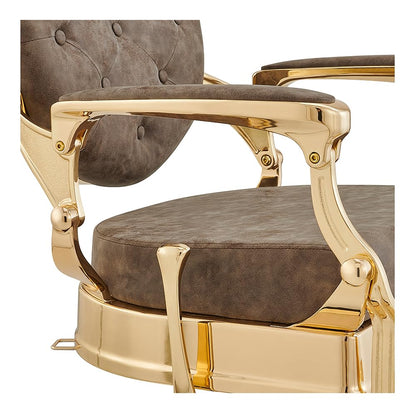 Dir Vintage Barber Chair Heavy Duty Gold Frame Barbershop Chairs Princeton
