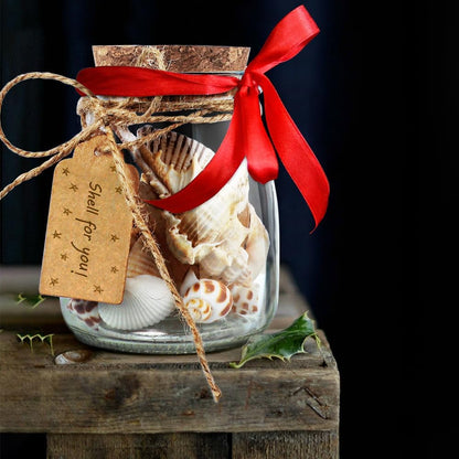 7oz 20 Pack Folinstall Small Glass Jars with Cork Lids, Yogurt Container with PE Lids for Candy, Cake, Pudding, Yogurt