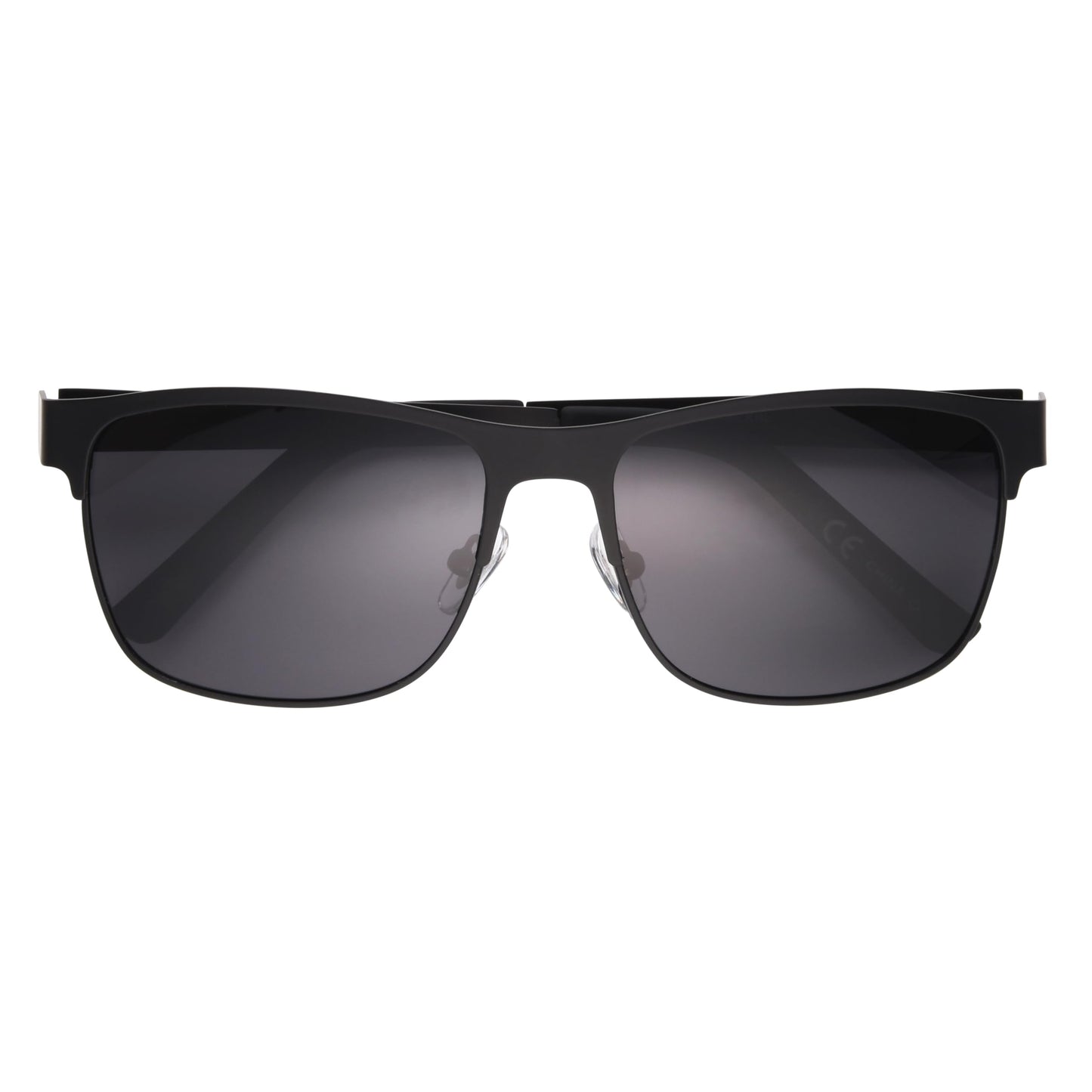 Dockers Men's Colton Sunglasses Polarized Navigator, Black, 57mm