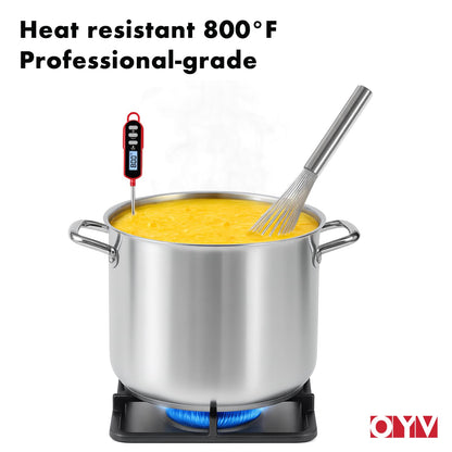 OYV 18/10 Stainless Steel Large Whisk, 17" Commercial Heavy Duty Whisk for Whipping Eggs, Mixing Batter, Making Sauces, Long Wisk Dishwasher Safe