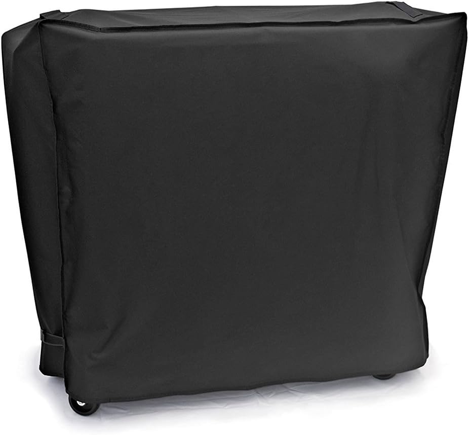 J&C 35x20x34in 80 Cooler Cart Cover-Black Waterproof UV Resistant Patio Rolling Cooler for Most of QT Patio Ice Chest