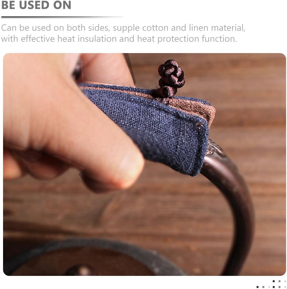 MAGICLULU Anti-Scald Handle Pad, Toaster Cover, Skillet Handle Holder, Pan Grip Covers for Teapot