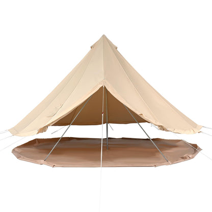 VEVOR Canvas Tent Bell Tent, 4 Seasons 7 m/22.97 ft, for Camping with Stove Jack, Family Camping Outdoor Hunting Party