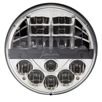 Maxxima MHLE-07HILO 7" Round Dual Beam LED Headlamp