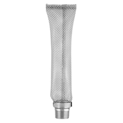 Fdit 304 Grade Stainless Steel Mesh Filter, 12inch/6inch Beer Brew Hop Strainer Tool for Mash Tun 1/2"(6inch)