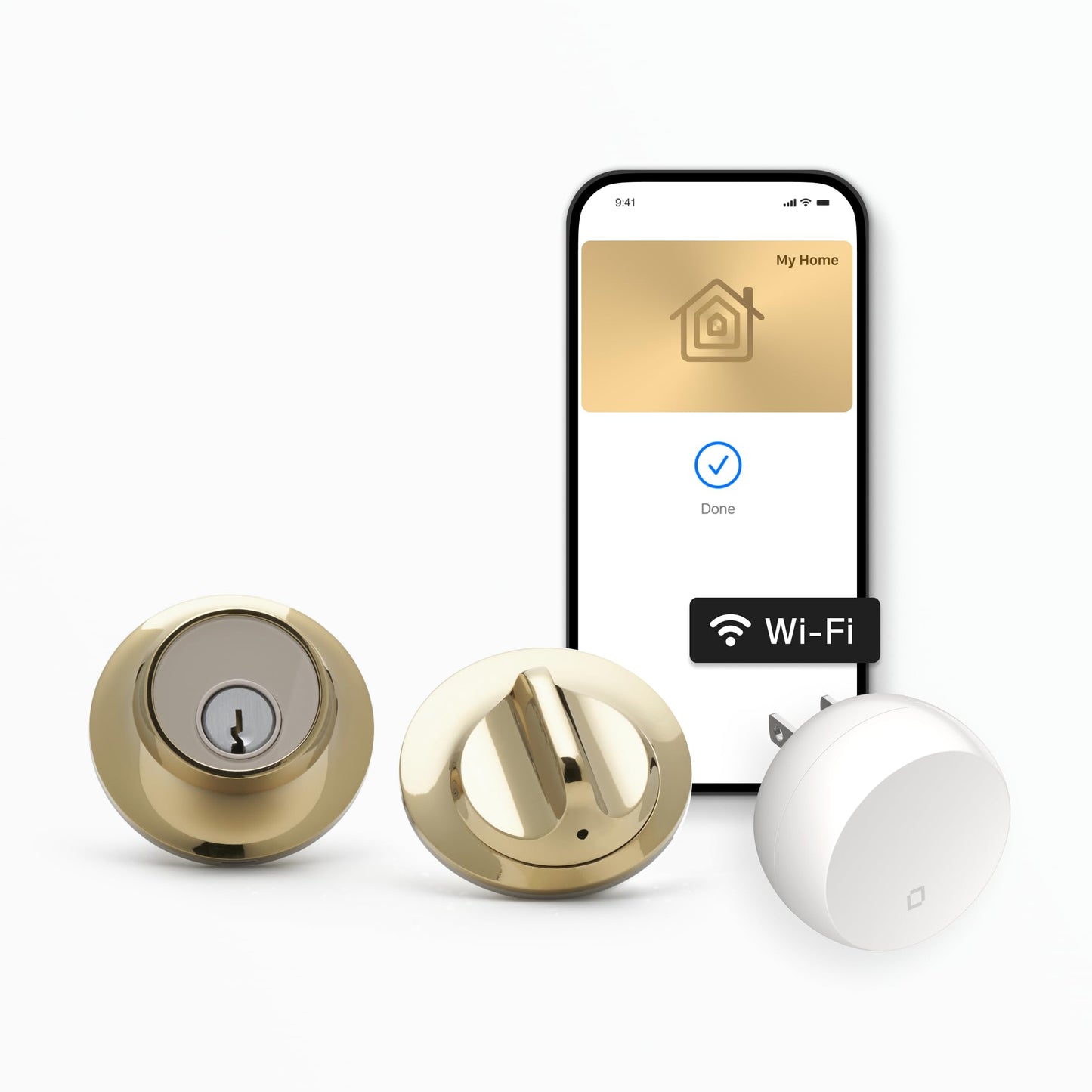 Level Lock+ (Matter) Smart Lock - World's Smallest, Most Advanced Matter-Over-Thread Deadbolt Plus Apple Home Key - Keyless and Remote Access via Apple, Alexa, Google Home, SmartThings (Satin Nickel)