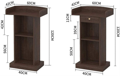 CAMBOS Lectern Podium Stand, Lectern Podium Stand,Podium Speaking Ceremonial Lectern Desk Simple Modern Welcome Shopping Guide Reception Customer Desk Host Stage Presentation Lectern