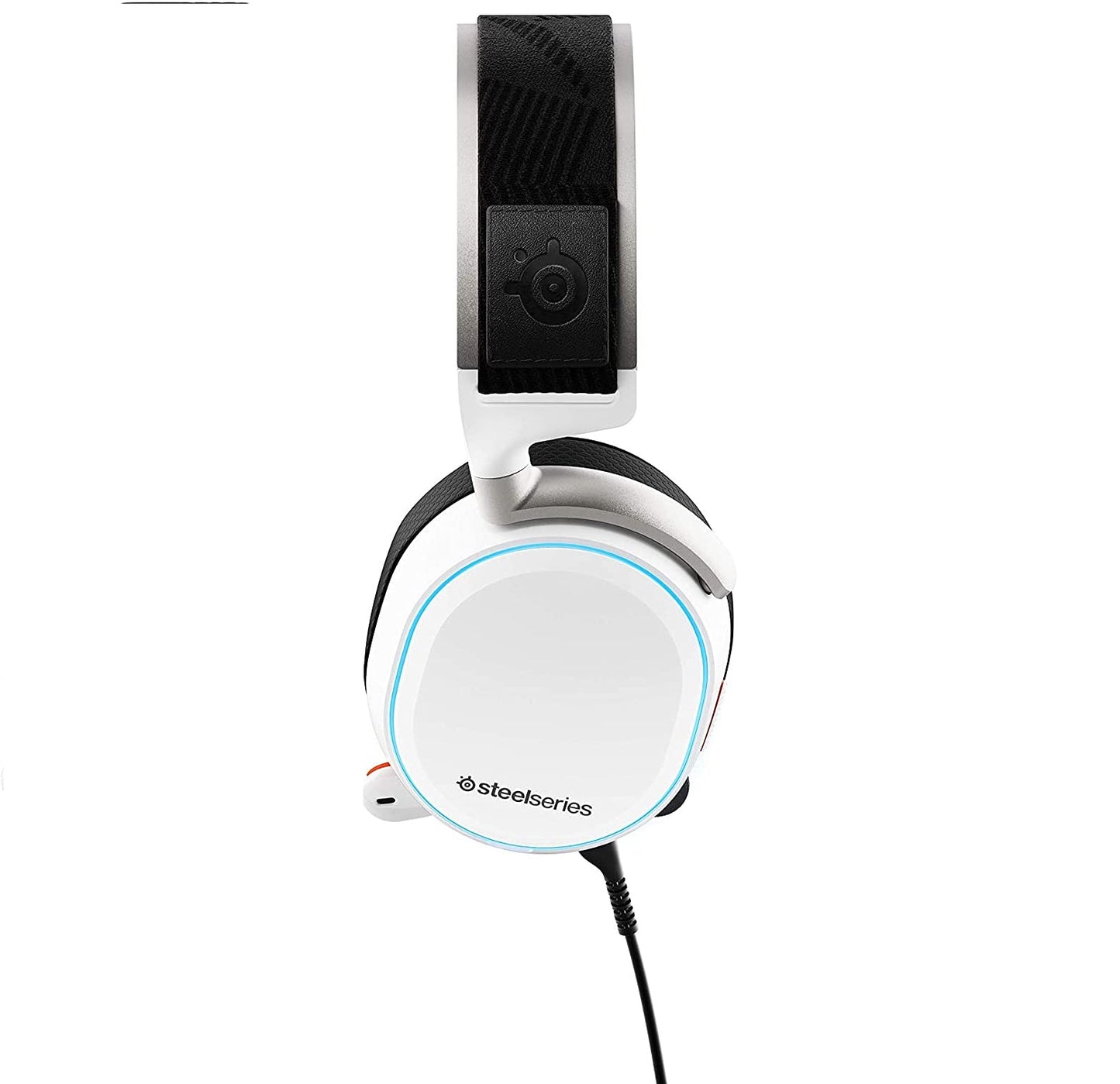 SteelSeries Arctis Pro + GameDAC Wired Gaming Headset - Certified Hi-Res Audio - Dedicated DAC and Amp - for PS5/PS4 and PC - White