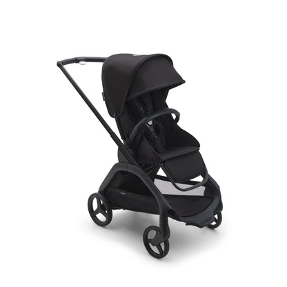 Bugaboo Dragonfly City Stroller - Lightweight Compact Baby Stroller with One Hand Easy Fold in Any Position, Full Suspension, XL Underseat Basket - Midnight Black