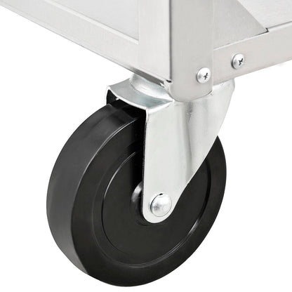 Global Industrial 3 Shelf Stainless Steel Utility Cart, 30-3/4 x 18-3/8 x 33, 300 Lb Cap