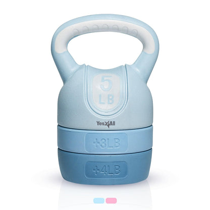 Yes4All Kettlebell Sets - Adjustable Kettlebell Set for Strength Training - Kettlebells Adjustable Weight for Versatile Workouts
