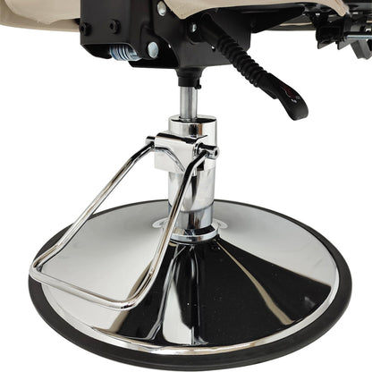 TECHTONGDA Hydraulic Facial Chair Salon Spa Table, Massage Table Beauty Bed with Back Adjusted Angle 90-175 Degrees for Massage, Lash, Barber