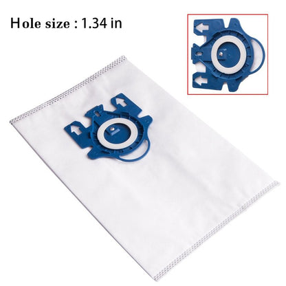 15 Packs Air Clean Dust Bags for Miele Vacuum Bags GN for Miele Classic C1, Complete C3, Complete C2, S6000-S6999 S4000-S4999,S700 3D Efficiency Bags with Protection Filters & AirClean Filter Compares
