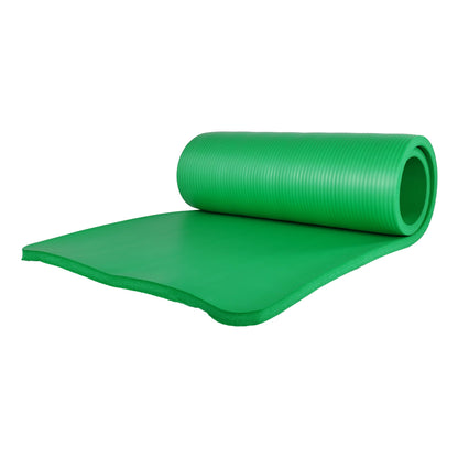 BalanceFrom 7-Piece Yoga Set with 71x24x1 Inches Extra Thick Mat and Carrying Sling – Includes 2 Blocks, Stretch Strap, 2 Towels, and Knee Pad for Home, Studio, and Gym Workouts