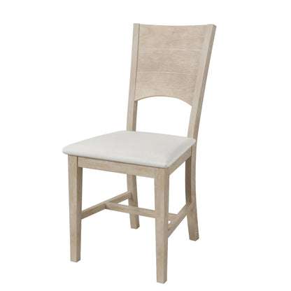 Merax 6-Piece Wood Half Round Dining Table Set Kitchen Table Set with Long Bench and 4 Dining Chairs,Modern Style,Natural