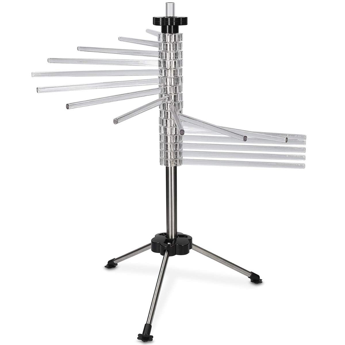 Hicook Pasta Drying Rack Collapsible Spaghetti Dryer Stand Noodles Drying Holder Hanging Rack Tall Spaghetti Noodle Dryer Stand Pasta-Tree