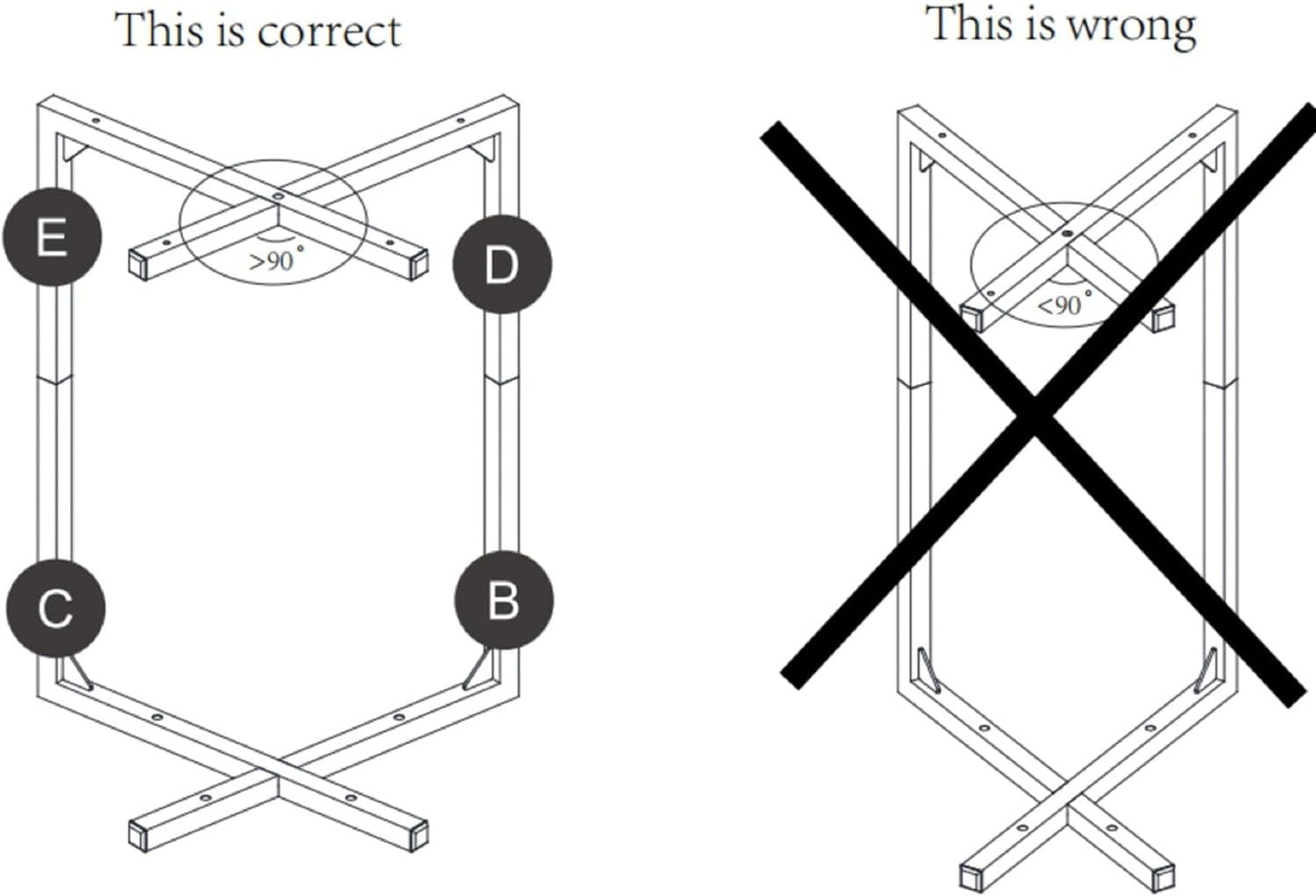 Generic Set 2, ET-X-BKW2 NEFROM C-Shaped End Tables, Sofa TV Trays of Small Couch Side Table for Living Room, Bedroom